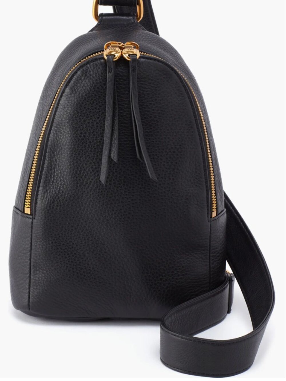 Hobo Fern Sling Black Crossbody Bag